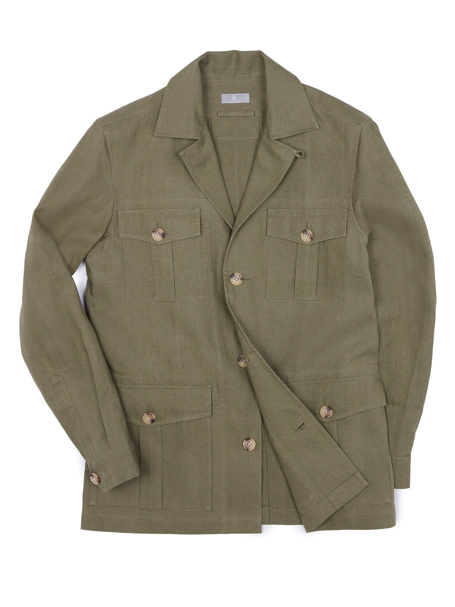 Olive Safari Jacket | Ascot Chang